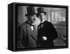 Nigel Bruce and Basil Rathbone: The Hound of The Baskervilles, 1939-null-Framed Stretched Canvas
