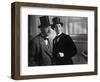 Nigel Bruce and Basil Rathbone: The Hound of The Baskervilles, 1939-null-Framed Photographic Print