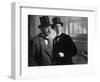 Nigel Bruce and Basil Rathbone: The Hound of The Baskervilles, 1939-null-Framed Photographic Print