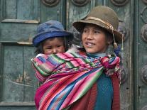 Peru, a Young Peruvian Girl-Nigel Pavitt-Photographic Print