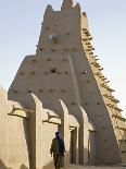 A Tuareg Woman with Attractive Silver Jewellery at Her Desert Home, North of Timbuktu, Mali-Nigel Pavitt-Photographic Print