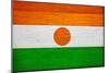 Niger Flag Design with Wood Patterning - Flags of the World Series-Philippe Hugonnard-Mounted Premium Giclee Print