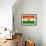 Niger Flag Design with Wood Patterning - Flags of the World Series-Philippe Hugonnard-Framed Art Print displayed on a wall