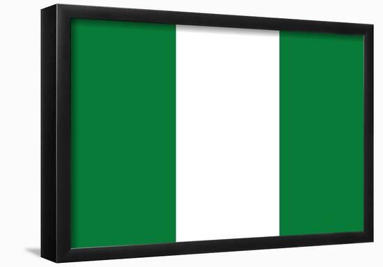Nigeria National Flag Poster Print-null-Framed Poster
