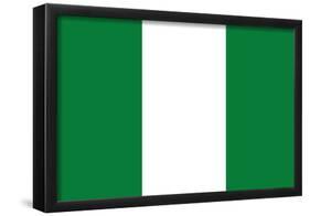 Nigeria National Flag Poster Print-null-Framed Poster