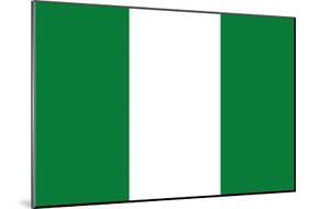 Nigeria National Flag Poster Print-null-Mounted Poster