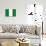 Nigeria National Flag-null-Art Print displayed on a wall