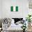 Nigeria National Flag-null-Art Print displayed on a wall