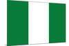 Nigeria National Flag-null-Mounted Art Print