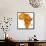 Nigeria on Actual Map of Africa-michal812-Framed Stretched Canvas displayed on a wall