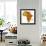 Nigeria on Actual Map of Africa-michal812-Framed Art Print displayed on a wall