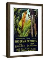 Nigeria's Exports - Gathering Palm Fruit-Gerald Spencer Pryse-Framed Giclee Print