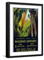 Nigeria's Exports - Gathering Palm Fruit-Gerald Spencer Pryse-Framed Giclee Print