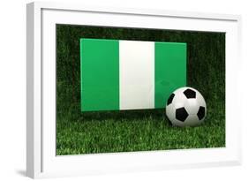 Nigeria Soccer-badboo-Framed Art Print