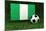 Nigeria Soccer-badboo-Mounted Art Print