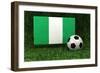 Nigeria Soccer-badboo-Framed Art Print