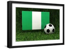 Nigeria Soccer-badboo-Framed Art Print