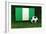 Nigeria Soccer-badboo-Framed Art Print