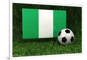 Nigeria Soccer-badboo-Framed Art Print