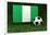 Nigeria Soccer-badboo-Framed Art Print