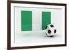 Nigeria Soccer-badboo-Framed Art Print