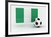 Nigeria Soccer-badboo-Framed Art Print