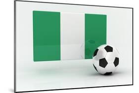 Nigeria Soccer-badboo-Mounted Art Print