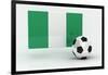 Nigeria Soccer-badboo-Framed Art Print