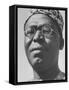 Nigerian Chieftain Obafemi Awolowo Campaigning-null-Framed Stretched Canvas