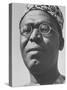 Nigerian Chieftain Obafemi Awolowo Campaigning-null-Stretched Canvas