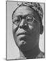Nigerian Chieftain Obafemi Awolowo Campaigning-null-Mounted Photographic Print