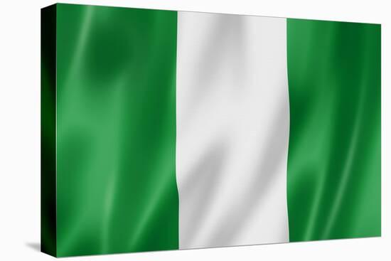 Nigerian Flag-daboost-Stretched Canvas