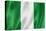 Nigerian Flag-daboost-Stretched Canvas