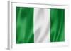 Nigerian Flag-daboost-Framed Art Print