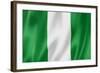 Nigerian Flag-daboost-Framed Art Print