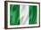 Nigerian Flag-daboost-Framed Art Print