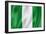 Nigerian Flag-daboost-Framed Art Print