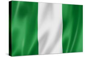 Nigerian Flag-daboost-Stretched Canvas