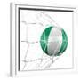 Nigerian Soccer Ball in a Net-zentilia-Framed Premium Giclee Print