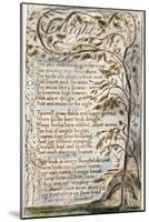 Night, 1789-William Blake-Mounted Giclee Print