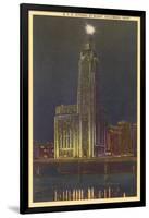 Night, A.I.U. Citadel, Columbus, Ohio-null-Framed Art Print