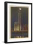 Night, A.I.U. Citadel, Columbus, Ohio-null-Framed Art Print