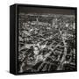 Night Aerial View of St. Paul's and City of London, London, England-Jon Arnold-Framed Stretched Canvas