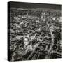 Night Aerial View of St. Paul's and City of London, London, England-Jon Arnold-Stretched Canvas