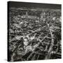 Night Aerial View of St. Paul's and City of London, London, England-Jon Arnold-Stretched Canvas