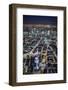 Night Aerial View of St. Paul's and City of London, London, England-Jon Arnold-Framed Photographic Print