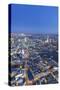 Night Aerial View of St. Paul'S, the Shard, River Thames and City of London, London, England-Jon Arnold-Stretched Canvas