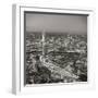 Night Aerial View of the Shard and City of London, London, England-Jon Arnold-Framed Photographic Print