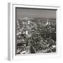 Night Aerial View of the Shard and City of London, London, England-Jon Arnold-Framed Photographic Print