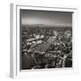 Night Aerial View of the Shard, River Thames, Tower Bridge and City of London, London, England-Jon Arnold-Framed Photographic Print